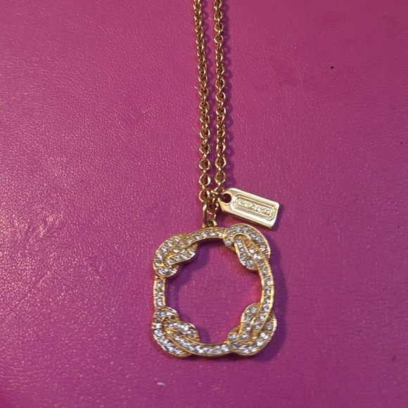 Coach Gold Necklace with Knot Pendant - Picture 11 of 11